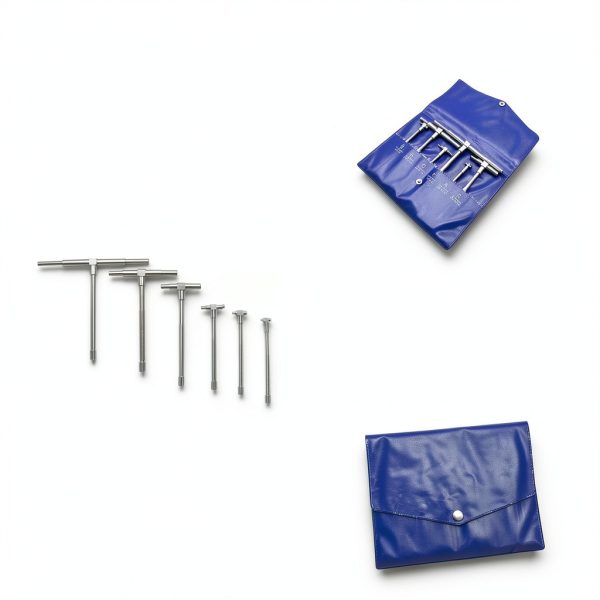 Waltyotur Steel Hole Gauge with Titanium Finish Spring‑Lock Knob-1