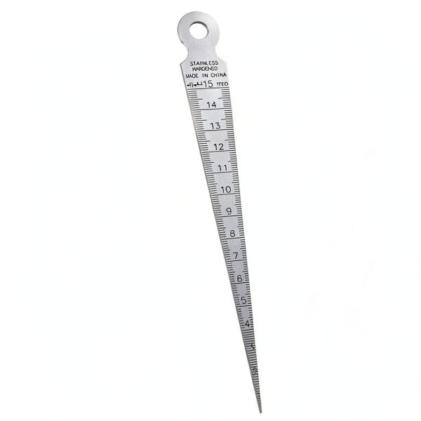 YTgilo Stainless Steel Welding Taper Gauge 1-15mm Mini Pocket Tool-1