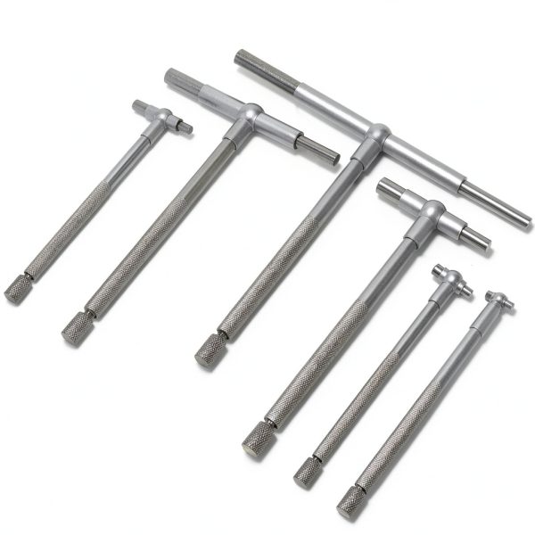 Generic 6pcs Bore Gauge Set ZXC419 Telescoping T‑Gage up to 6 Inches-6