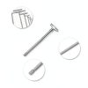 Beslands Steel Bore Gauge 5/16"-6" with Hardened Tip, 6‑Set Case-3