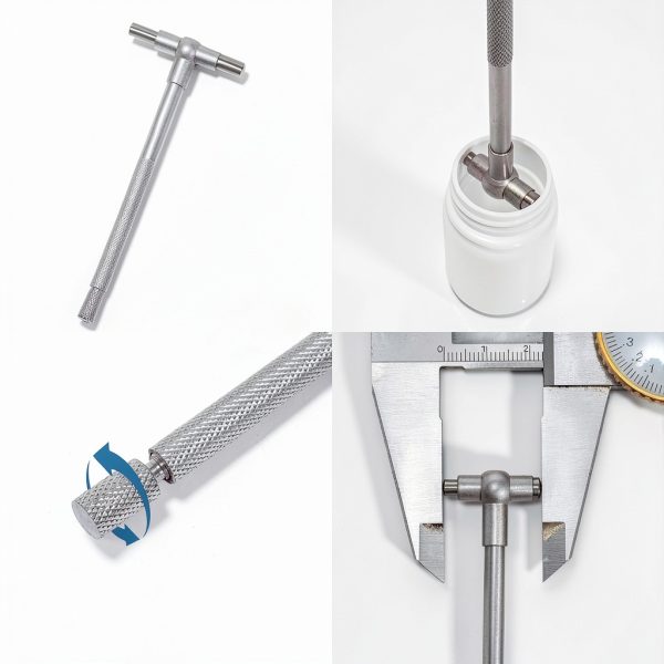 Generic 6pcs Bore Gauge Set ZXC419 Telescoping T‑Gage up to 6 Inches-2
