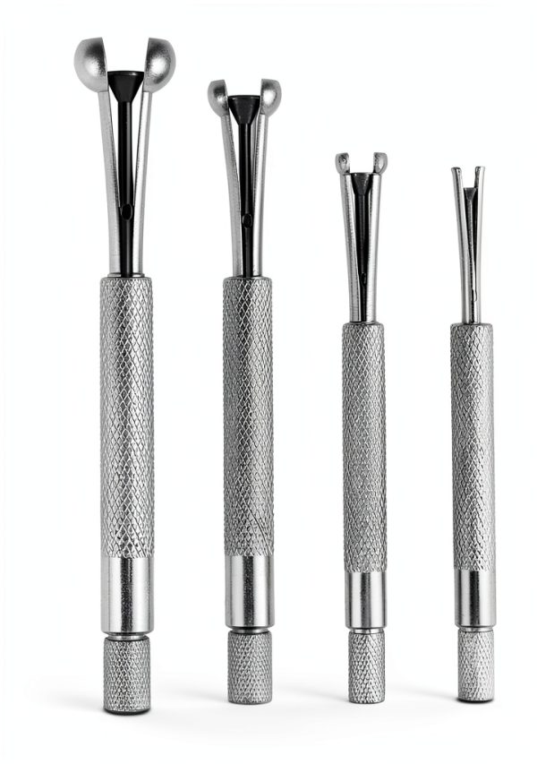QWORK Telescopic Bore Gauge Set CA30984 6‑Piece Carbon Steel Tool-3