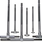 Mitutoyo 155-905 Spring Loaded Plunger Hole Gauge with Knurled Clamp-0