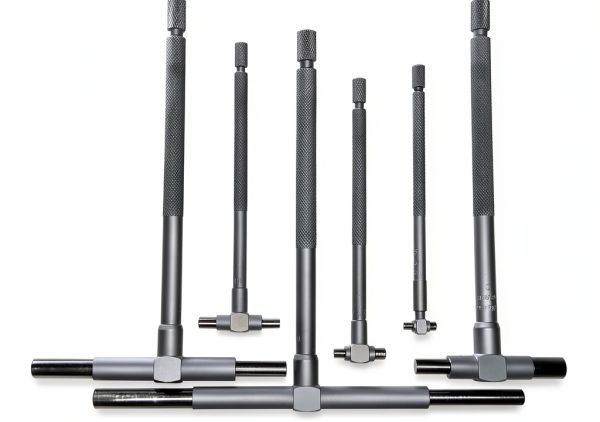Mitutoyo 155-905 Spring Loaded Plunger Hole Gauge with Knurled Clamp-0