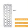 TOOGOND Drill Bit Gauge Stainless Steel 29-Hole Precision Tool-1