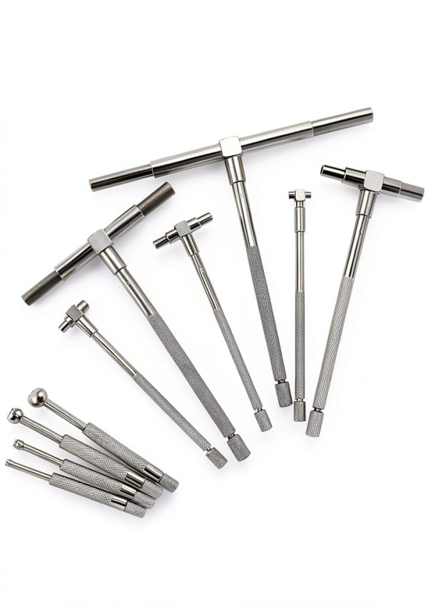 QWORK Telescopic Bore Gauge Set CA30984 6‑Piece Carbon Steel Tool-6