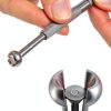 QWORK Telescopic Bore Gauge Set CA30984 6‑Piece Carbon Steel Tool-2
