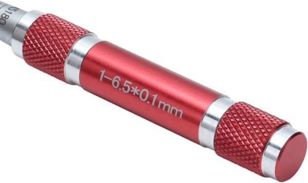Hilitand Stainless Steel Aperture Gauge 1-6.5mm Precision Feeler-8