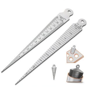 Welding Taper Gauge 1-15mm Metric & Standard Stainless Steel Yakamoz-0