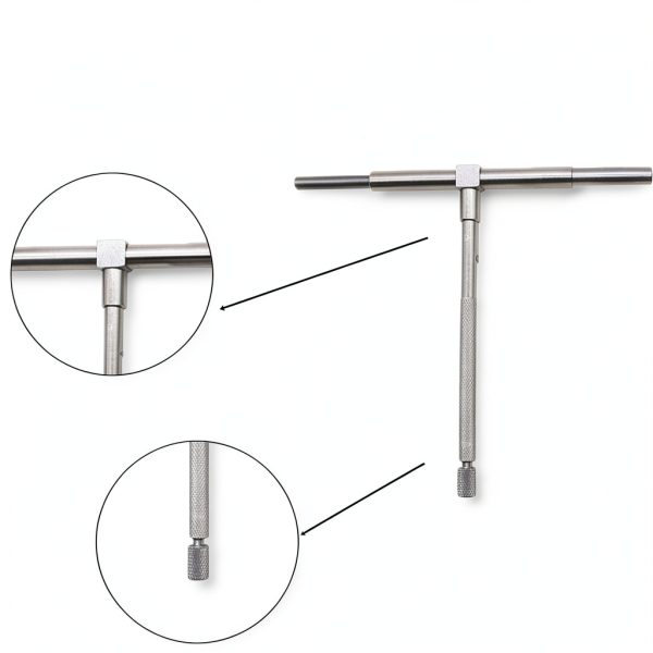 Timunr Telescopic Gauge Set 5/16‑6 Inch Steel 6‑Piece Titanium Coating-2