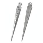 Stainless Steel Hole Gauge CZMOONSEE 2mm Dual Scale Laser Markings-0
