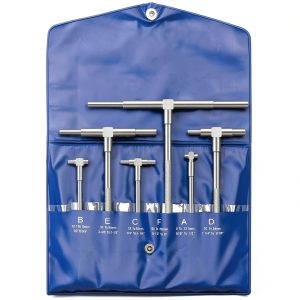 HDLNKAK Telescopic Bore Gauge Set 5/16‑6 Inch Stainless Steel 6‑Piece-0