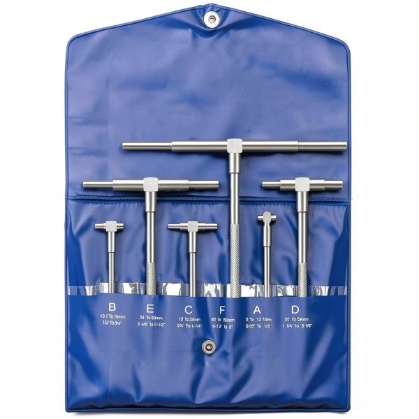HDLNKAK Telescopic Bore Gauge Set 5/16‑6 Inch Stainless Steel 6‑Piece-0
