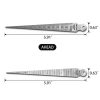 Stainless Steel Hole Gauge CZMOONSEE 2mm Dual Scale Laser Markings-1