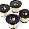 4 Pack Filter Replacement for Shark Detect Pro IW3611DE IW3611EU IW1611DE IW1611EU BU1120EU Wireless Vacuum Cleaner Parts Black White-3