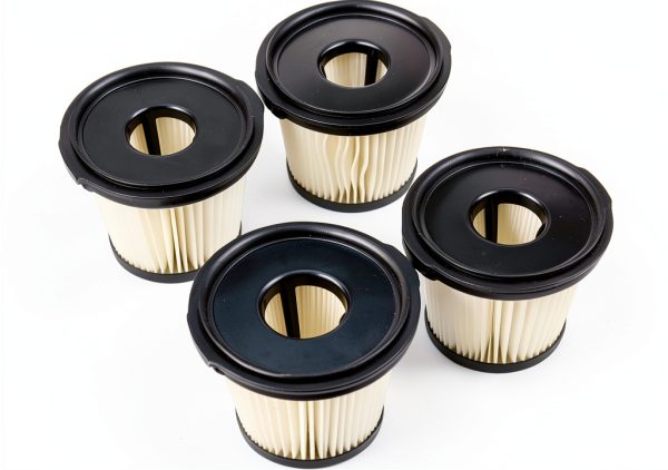 4 Pack Filter Replacement for Shark Detect Pro IW3611DE IW3611EU IW1611DE IW1611EU BU1120EU Wireless Vacuum Cleaner Parts Black White-3