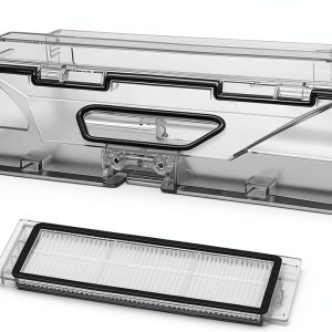 Dust Bin Box Compatible for Roborock Vacuum with HEPA Filter-0