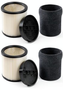 Shop Vac Complete Filter Kit 3 piece filter set with retaining ring-0