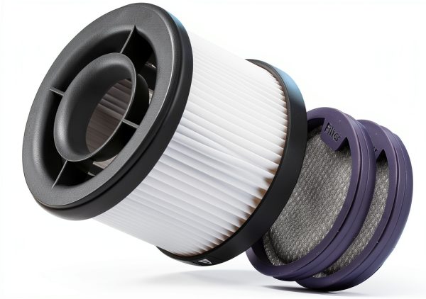 Vacuum HEPA Filter Set Compatible with Dreame P10/ P10 Pro Z10 Station-3