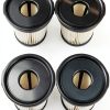 4 Pack Filter Replacement for Shark Detect Pro IW3611DE IW3611EU IW1611DE IW1611EU BU1120EU Wireless Vacuum Cleaner Parts Black White-4