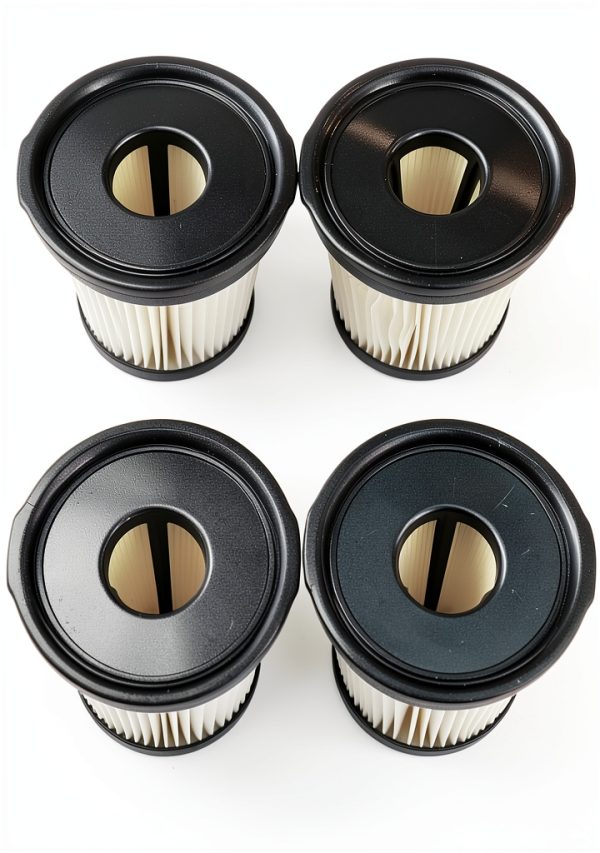 4 Pack Filter Replacement for Shark Detect Pro IW3611DE IW3611EU IW1611DE IW1611EU BU1120EU Wireless Vacuum Cleaner Parts Black White-4