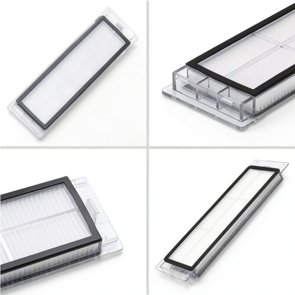 Dust Bin Box Compatible for Roborock Vacuum with HEPA Filter-5