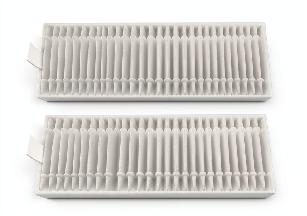 HEPA Filters Replacement Parts, Compatible for Verefa V60M Pro, Robot Vacuum Cleaner Accessories, 2-Pack-0